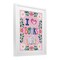 Stupell Industries Floral I Love Books Framed Print Under Glass, design by Vanessa Stoilova